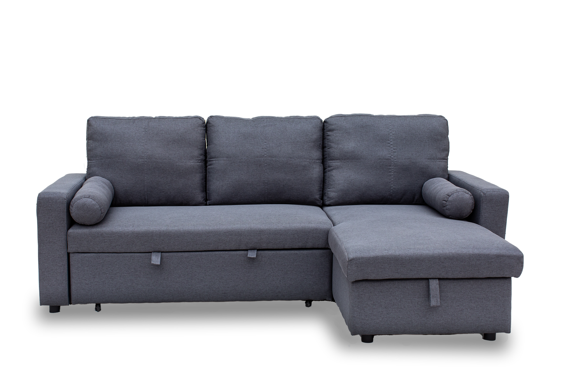Manhattan Grey 3 Seat Corner Sofa Bed Set - Left or Right - Madefor.Living