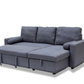 Manhattan Grey 3 Seat Corner Sofa Bed Set - Left or Right - Madefor.Living