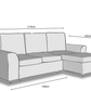 Manhattan Grey 3 Seat Corner Sofa Bed Set - Left or Right - Madefor.Living